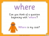 Questions and Question Marks - KS1 Teaching Resources (slide 8/34)